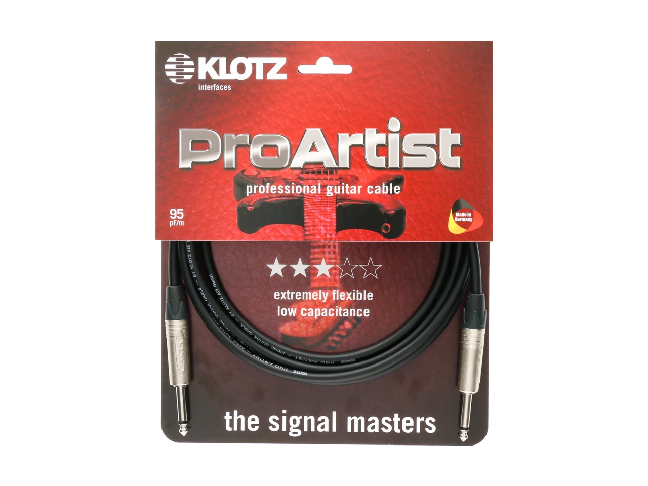 Klotz Cables PRON030PP ProArtist Klinke-Klinke 3m